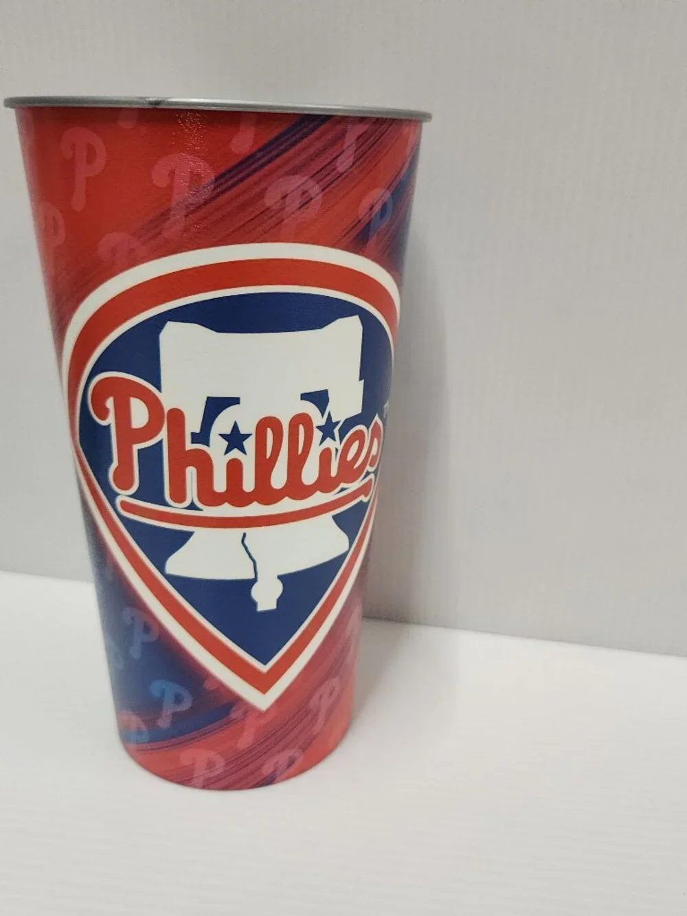 Philadelphia Phillies Metallic Cup 32 Oz Technimark 2012 Made Usa Red Blue 167